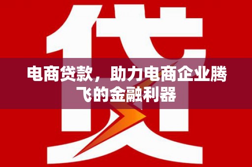 赣州电商贷款，助力电商企业腾飞的金融利器