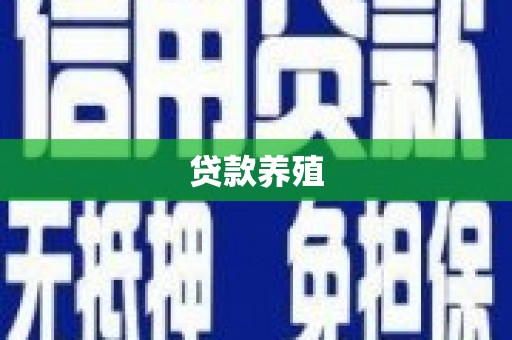赣州贷款养殖