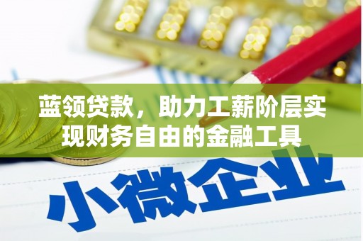 赣州蓝领贷款，助力工薪阶层实现财务自由的金融工具