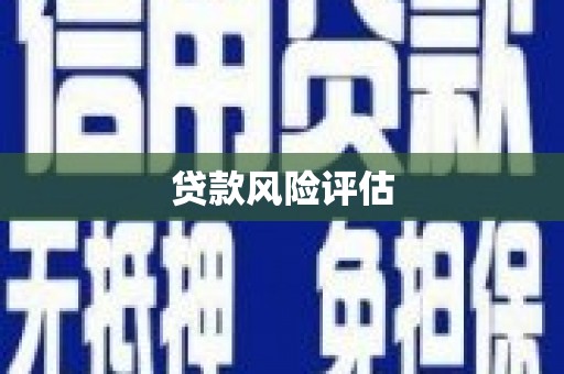 赣州贷款风险评估