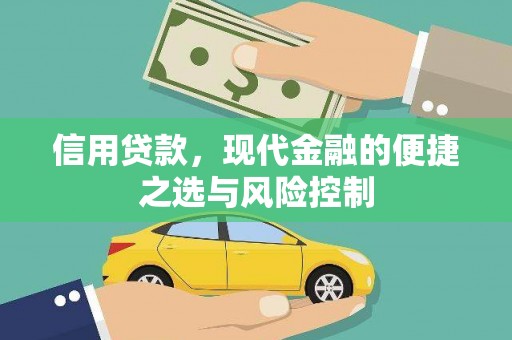 赣州信用贷款，现代金融的便捷之选与风险控制