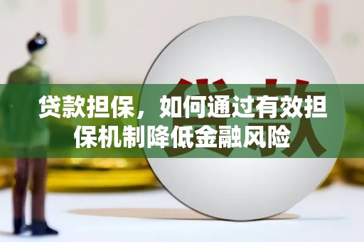 赣州贷款担保，如何通过有效担保机制降低金融风险