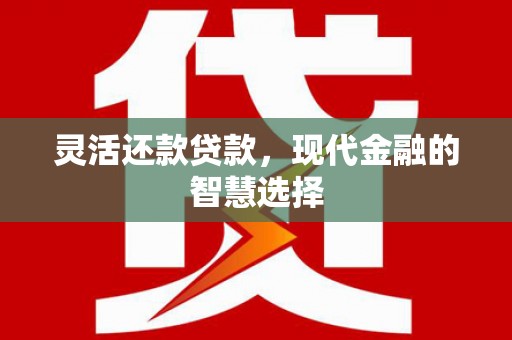 赣州灵活还款贷款，现代金融的智慧选择