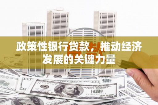 赣州政策性银行贷款，推动经济发展的关键力量