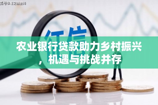 赣州农业银行贷款助力乡村振兴，机遇与挑战并存