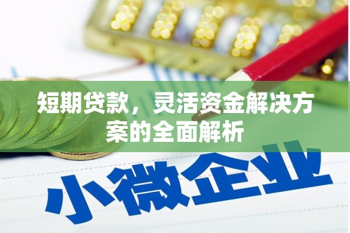 赣州短期贷款，灵活资金解决方案的全面解析