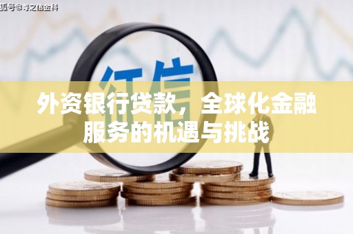 赣州外资银行贷款，全球化金融服务的机遇与挑战
